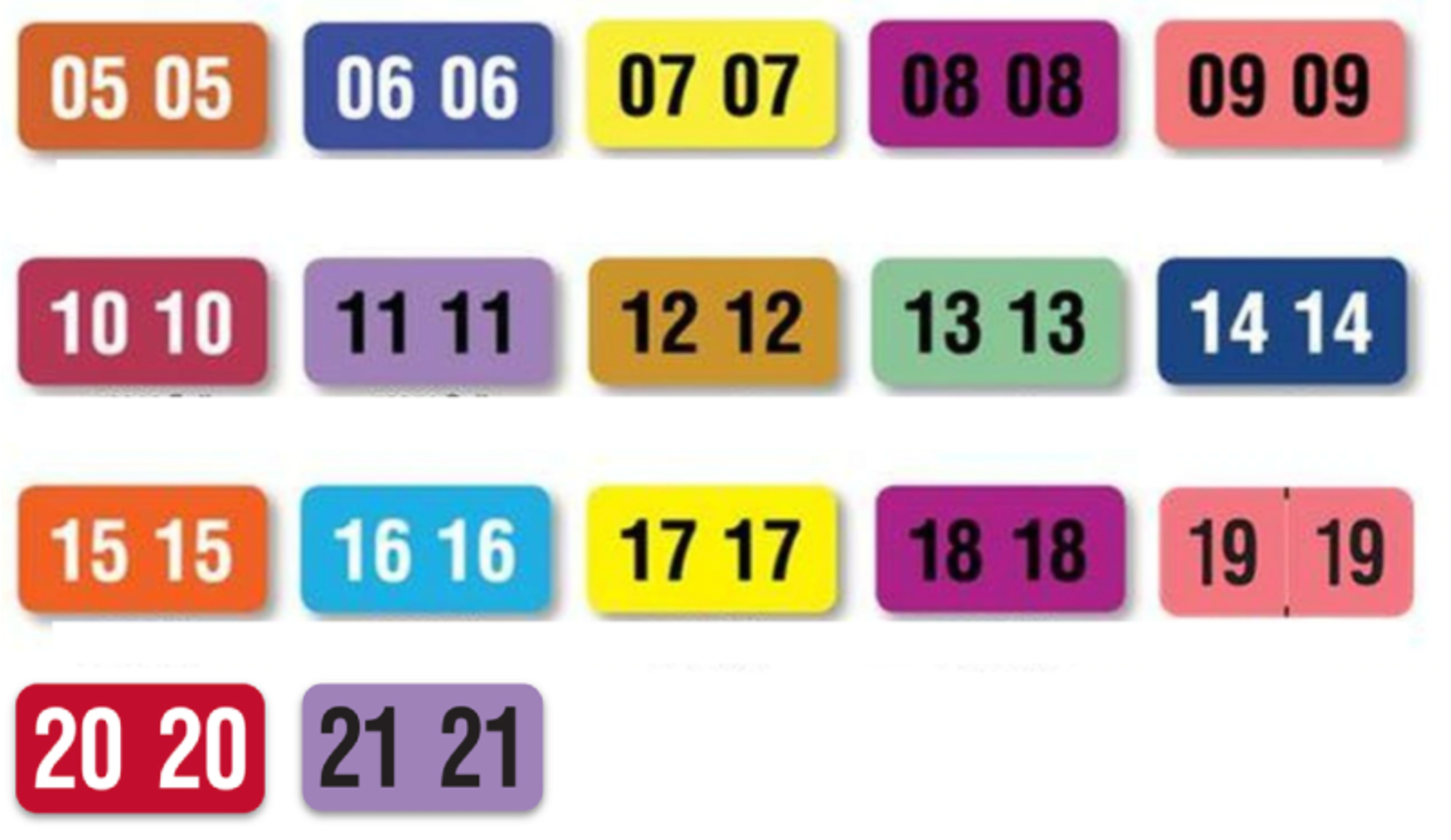 File Right Color Code Supplies