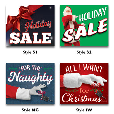 Holiday Clip-on Car Flags