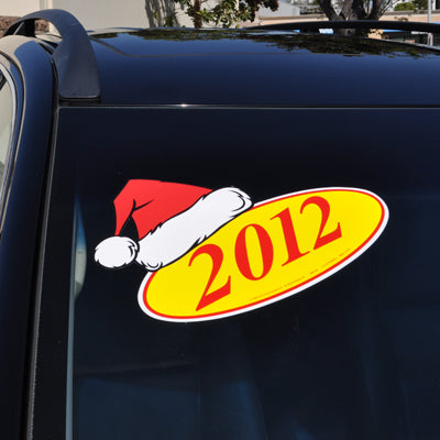Santa Hat Holiday Decal