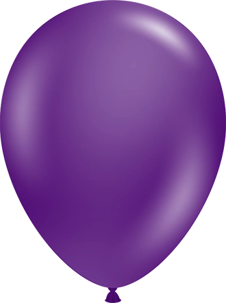17" Crystal Latex Balloons - Purple (50pk)