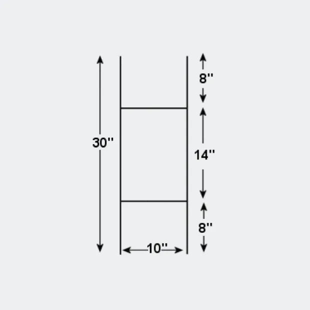 Economy Yard Sign Holder- Frame Only