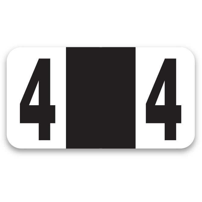 File Right Number Labels