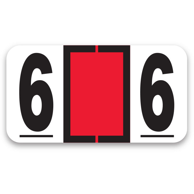 File Right Number Labels