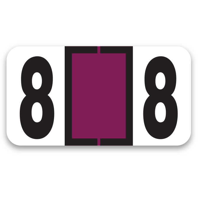 File Right Number Labels