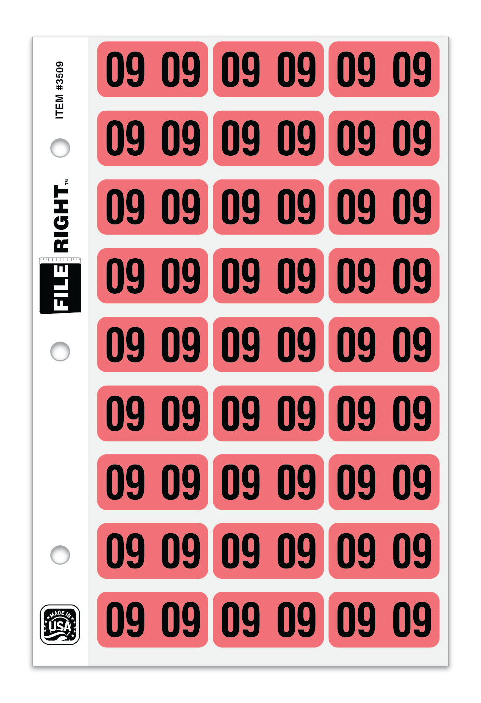 File Right Year Labels