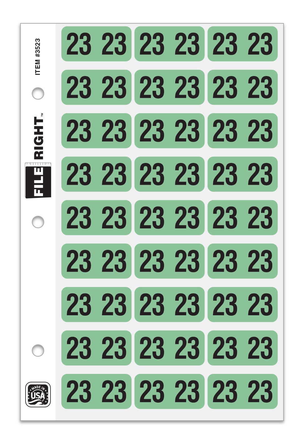File Right Year Labels