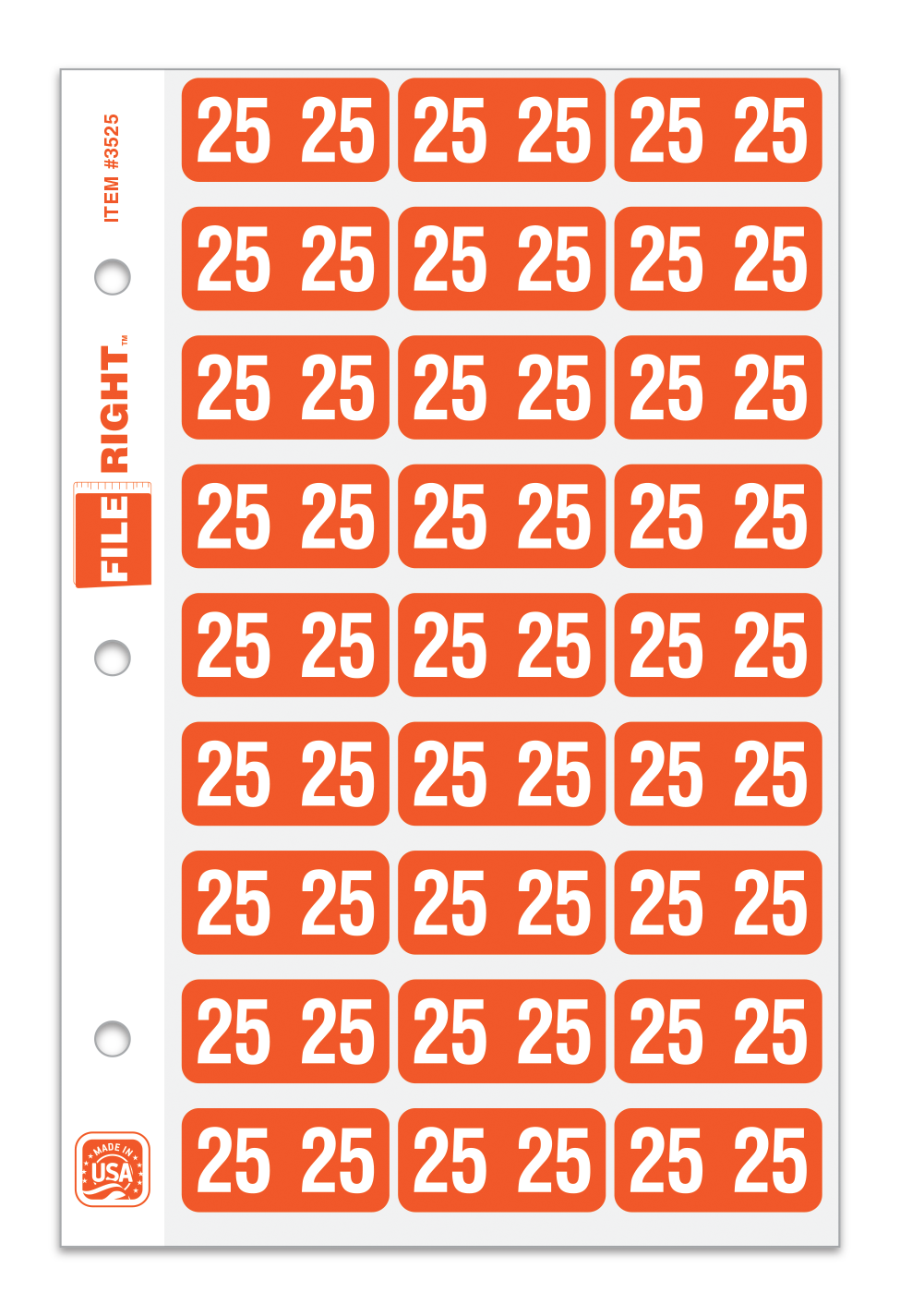 File Right Year Labels