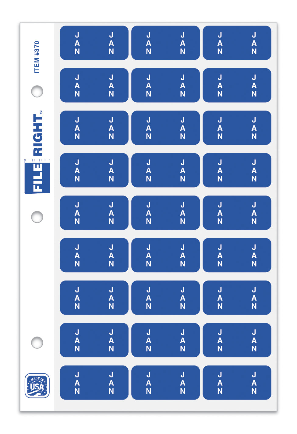 File Right Month Labels