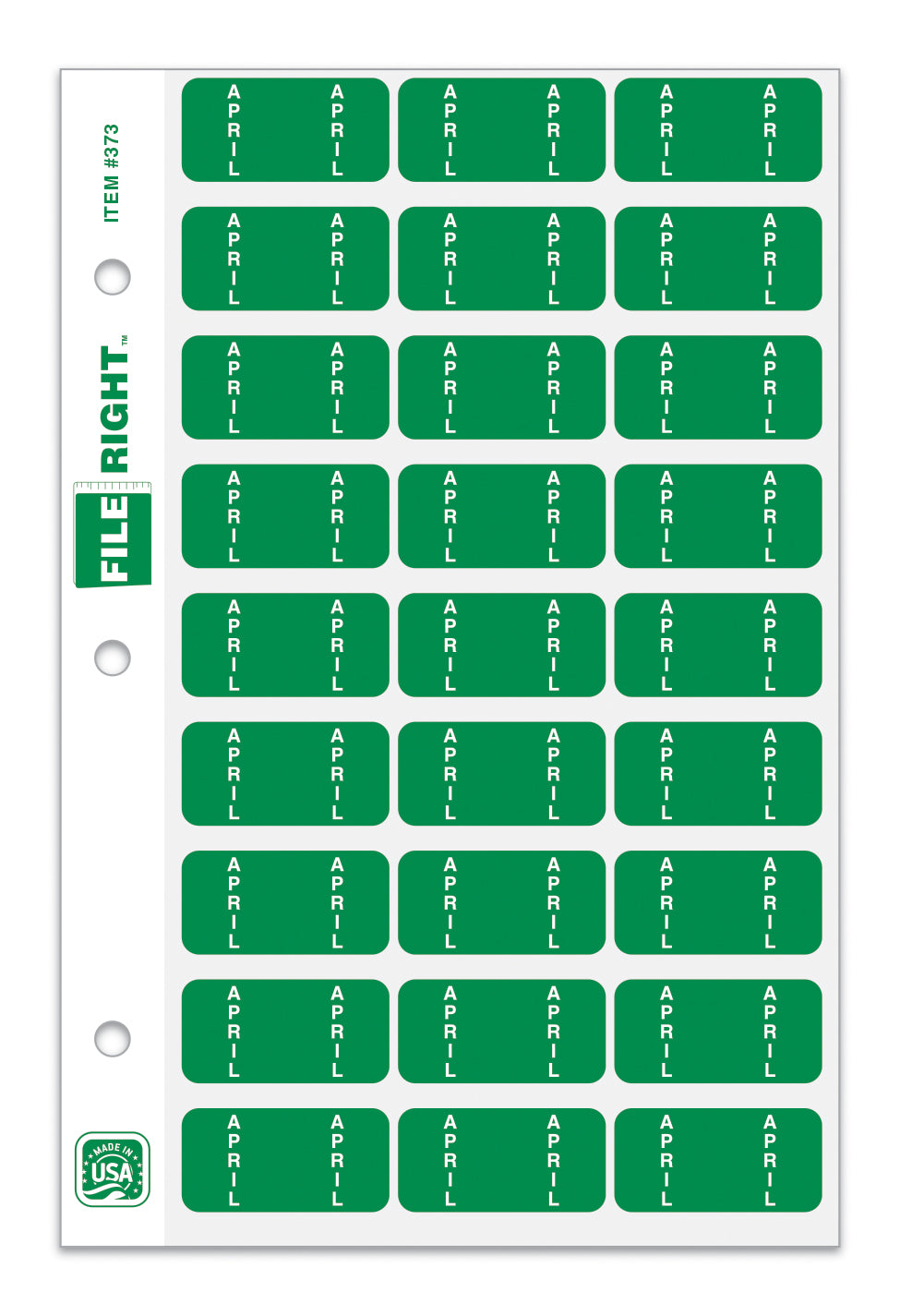 File Right Month Labels