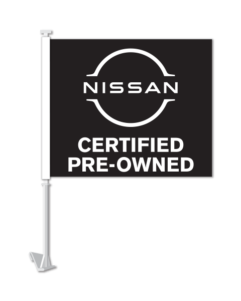 Clip On Window Flag - Nissan Certified Pre Owned