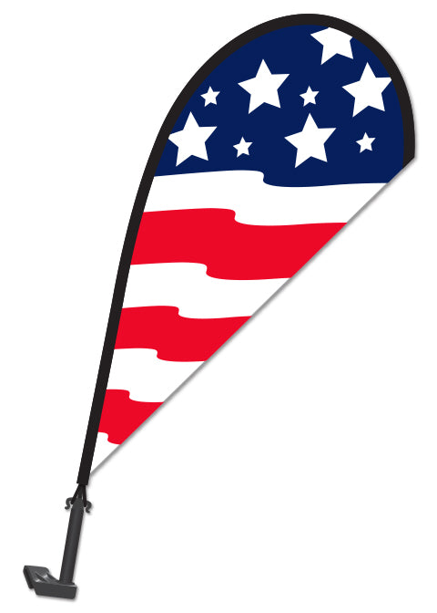 Clip On Paddle Flag - US Flag