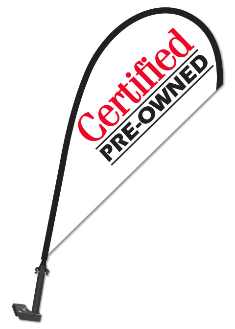 Clip On Paddle Flag - Certified Pre-Owned