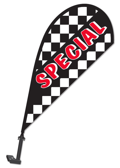 Clip On Paddle Flag - Special