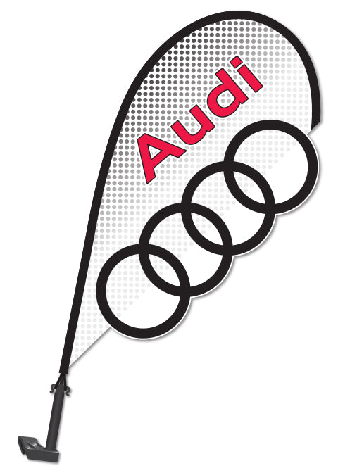 Clip On Paddle Flag - Audi
