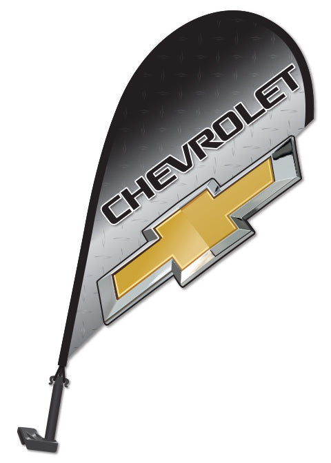 Clip On Paddle Flag - Chevrolet