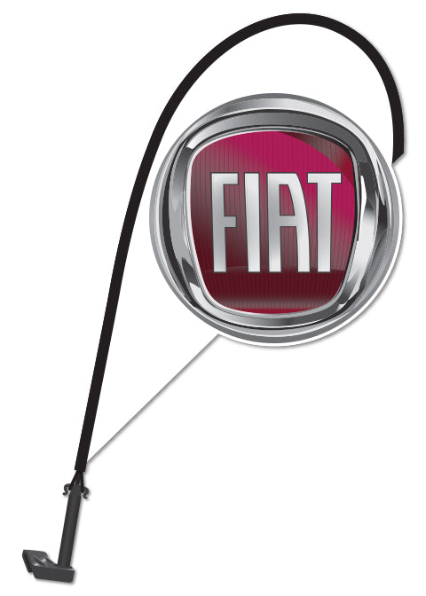 Clip On Paddle Flag - Fiat