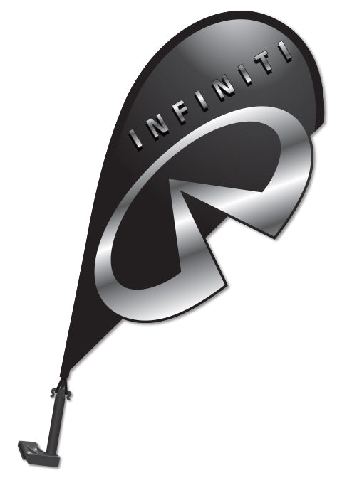 Clip On Paddle Flag - Infiniti