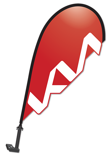 Clip on Paddle Flag - KIA