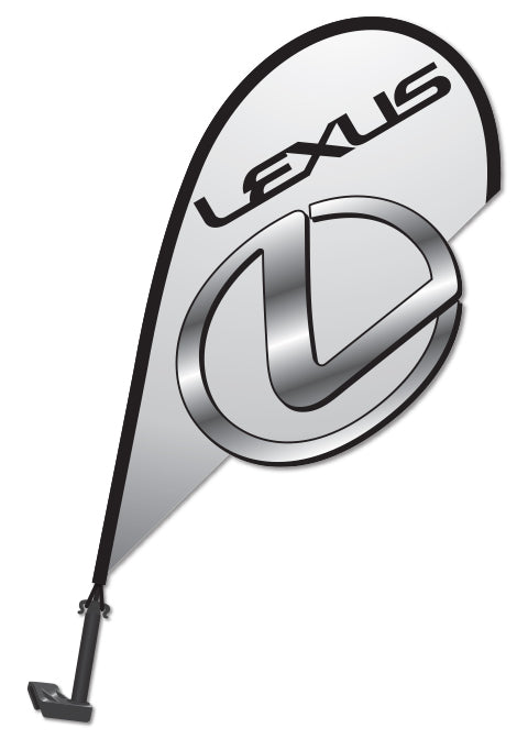 Clip On Paddle Flag - Lexus