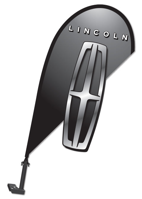 Clip On Paddle Flag - Lincoln