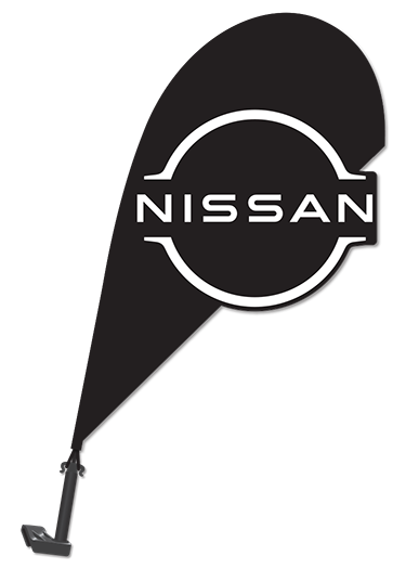 Clip On Paddle Flag - Nissan