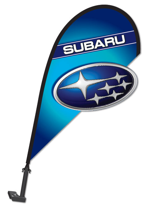 Clip On Paddle Flag - Subaru