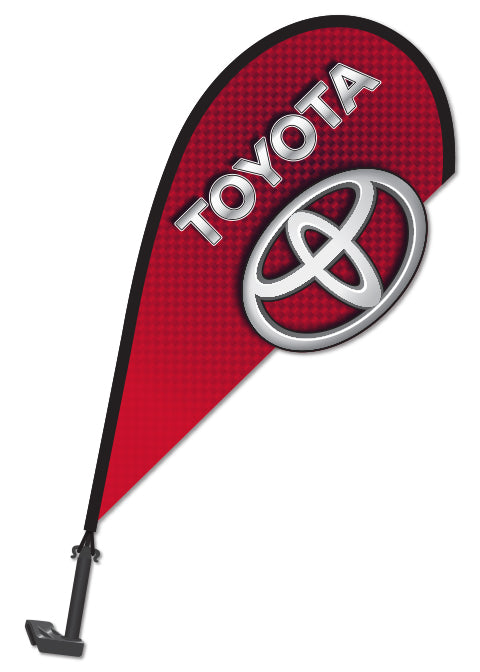 Clip On Paddle Flag - Toyota
