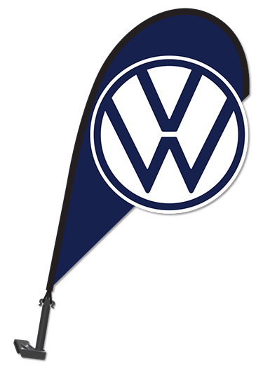 Clip On Paddle Flag - Volkswagen