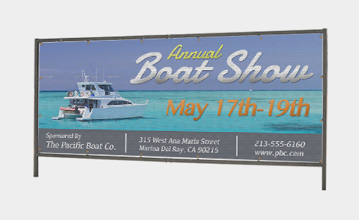 4'x 10' Outdoor Banner Frame - Frame Only