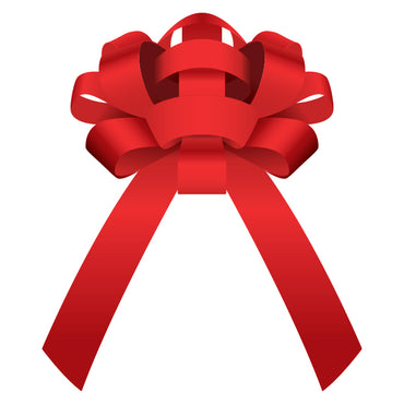 30" Magnetic Car Bow - Red