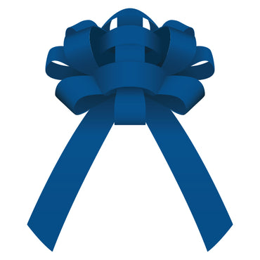 30" Magnetic Car Bow - Blue