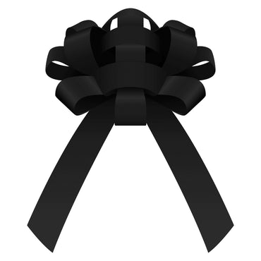 30" Magnetic Car Bow - Black