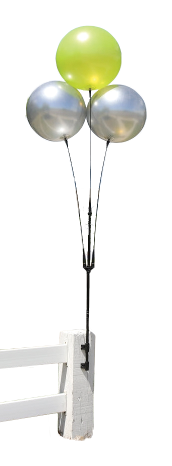 3 Balloon Fence Post Kit - Xtreme Weather Reusable Balloons