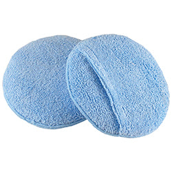Round Microfiber Wax Applicator - Qty. 1 pack of 12