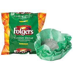 Folgers Classic Decaf FilterPak Coffee - .9 oz - Qty. 40