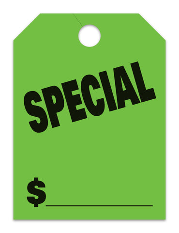 Mirror Hang Tags (Jumbo) - "Special"