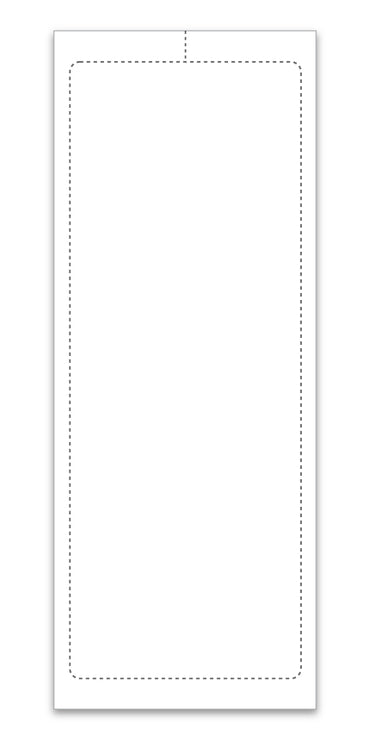 Blank Addendum Stickers with Permanent Adhesive