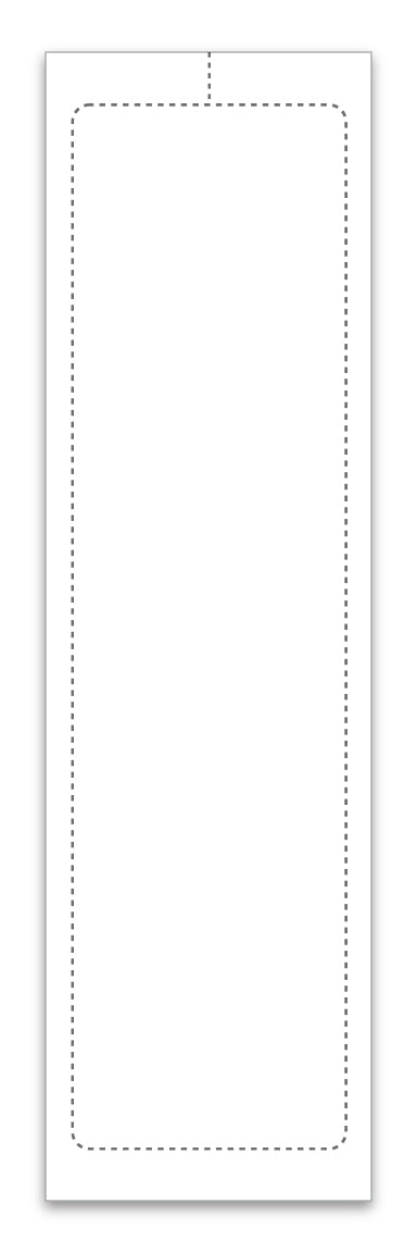 Blank Addendum Stickers with Permanent Adhesive