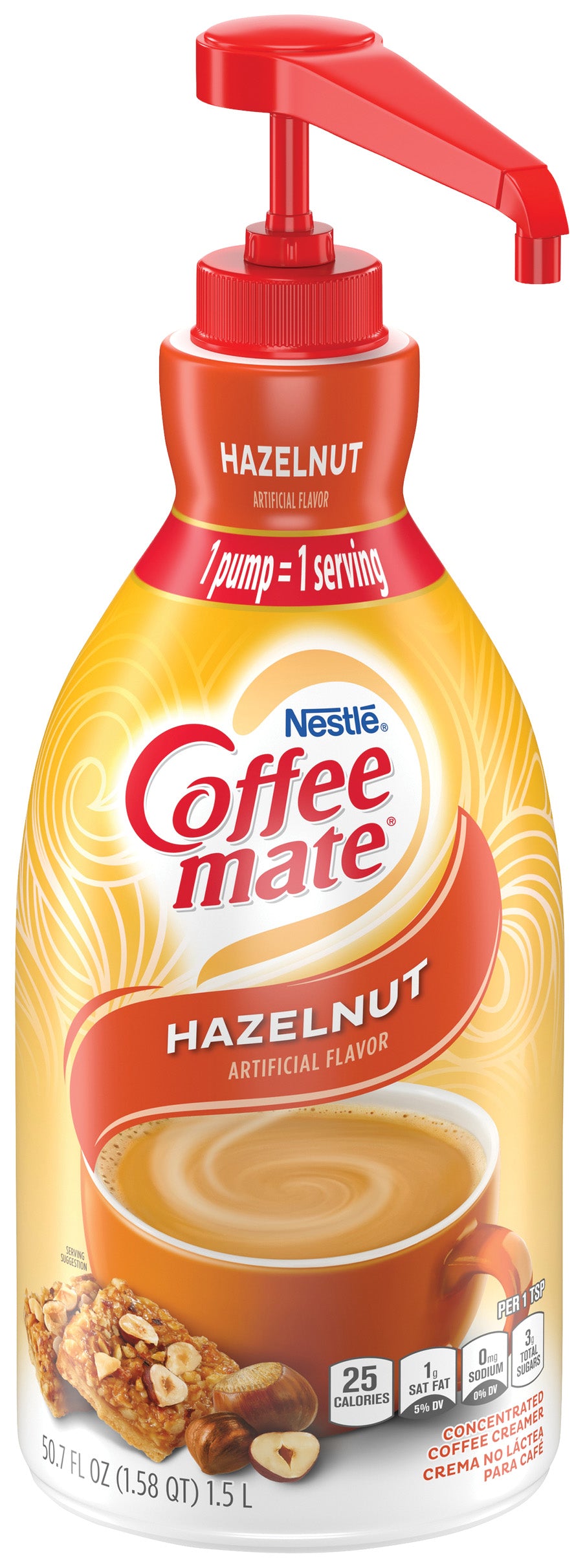 CoffeeMate Pump Creamer - 1.5 L - Qty. 1