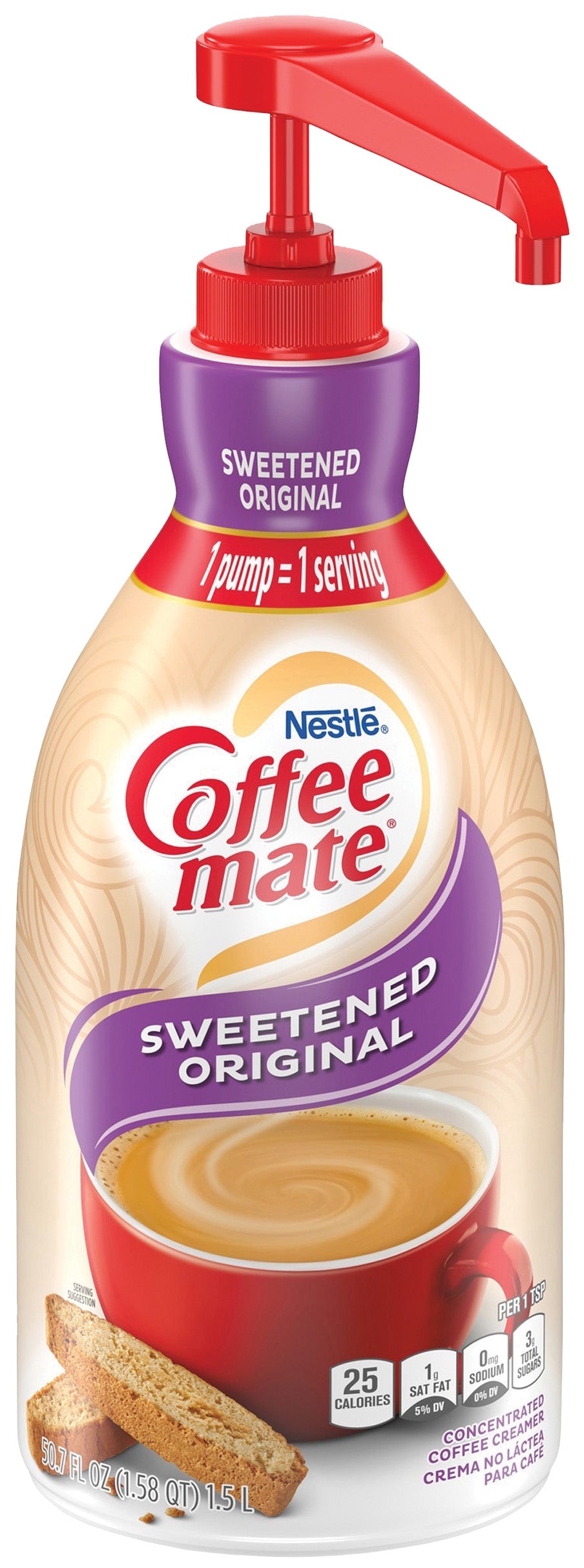 CoffeeMate Pump Creamer - 1.5 L - Qty. 1