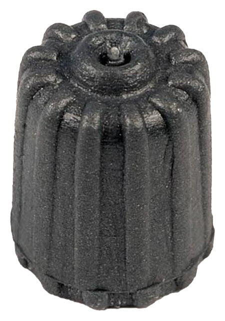 Black Plastic Valve Caps - Qty. 100