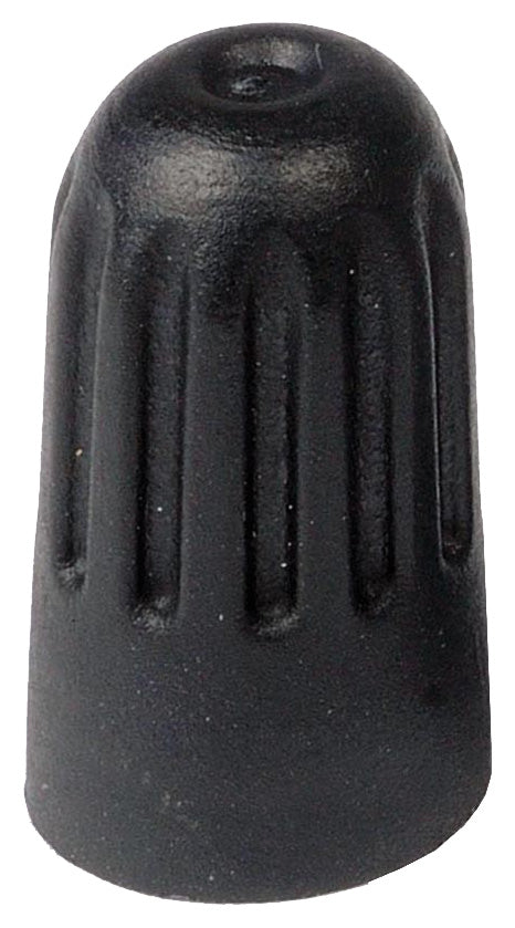 Black Plastic Valve Caps - Qty. 100