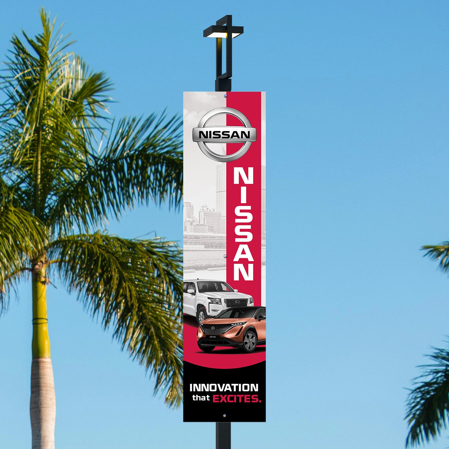 Light Pole Billboard - Kit - Single Sided