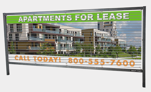 3' x 8' Outdoor Banner Frame - Frame Only