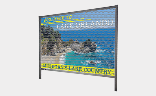 4'x 6' Outdoor Banner Frame - Frame Only
