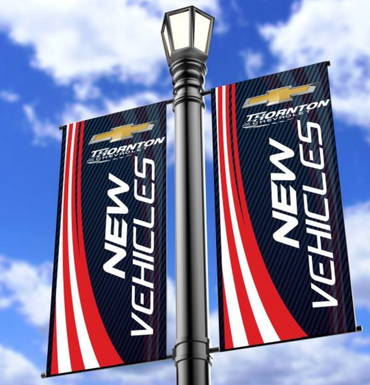 Custom Light Pole Banners