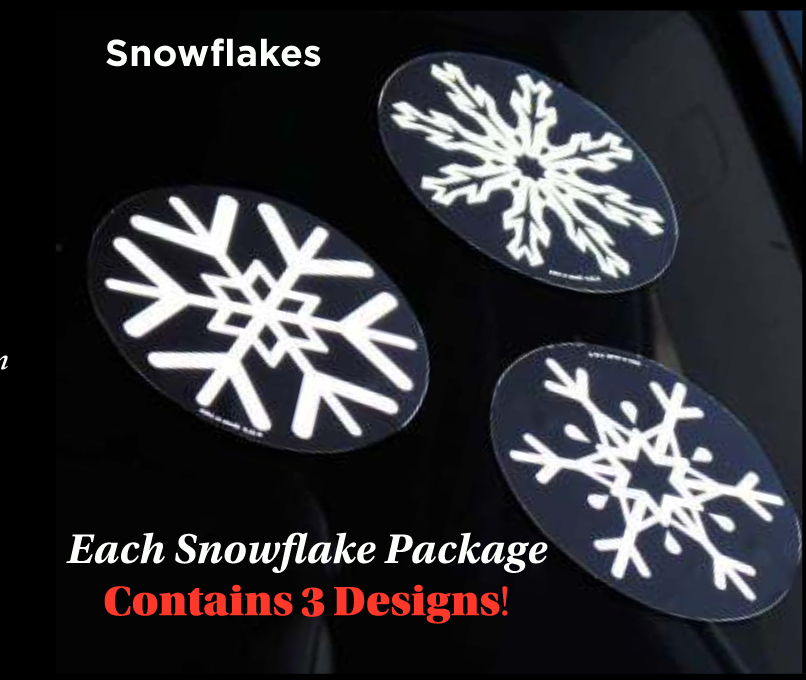 Snowflakes Holiday Decal - (12 pk)