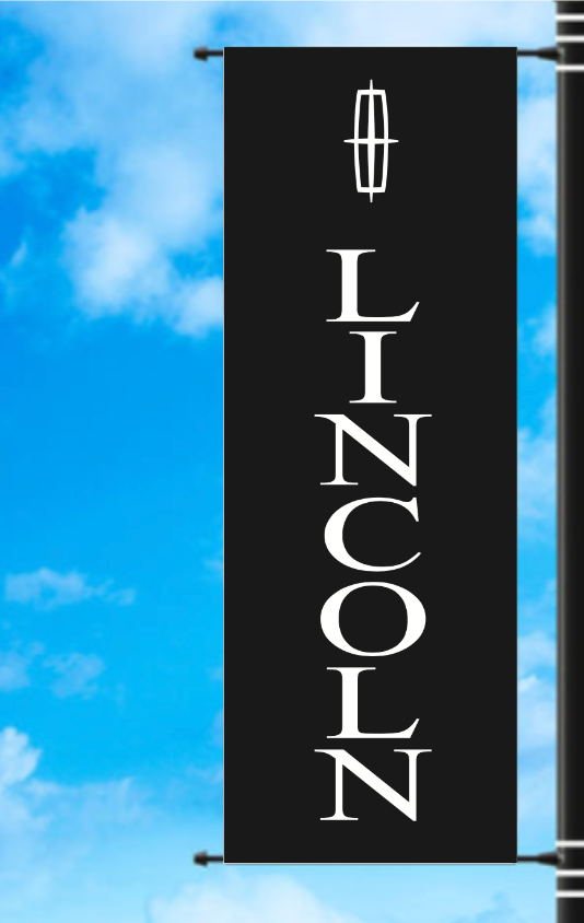 Vinyl Light Pole Banner - Lincoln