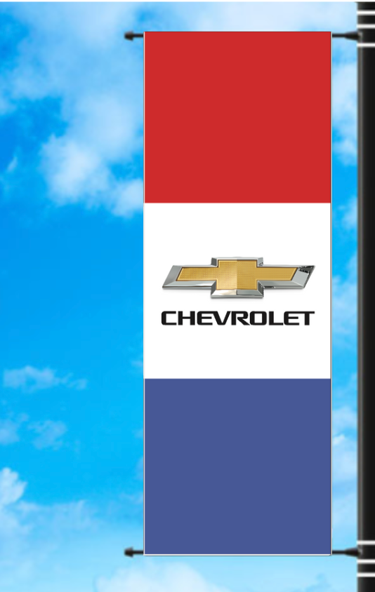 Vinyl Light Pole Banner - Chevrolet