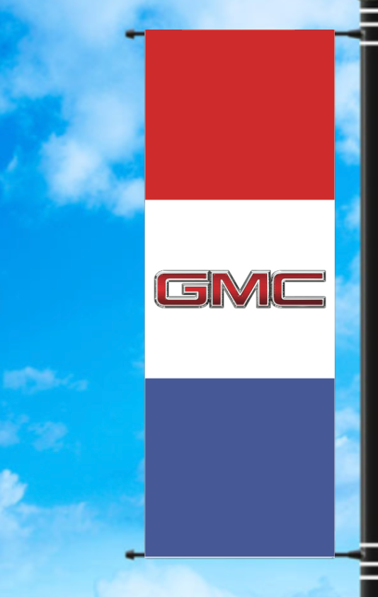 Vinyl Light Pole Banner - GMC